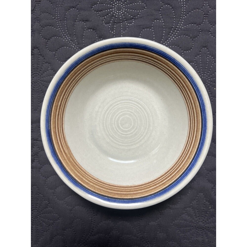 Metlox Poppytrail Vernon Bandero Stoneware 2pc 6 3/8" Cereal Bowls 1969-1979 - Picture 4 of 8